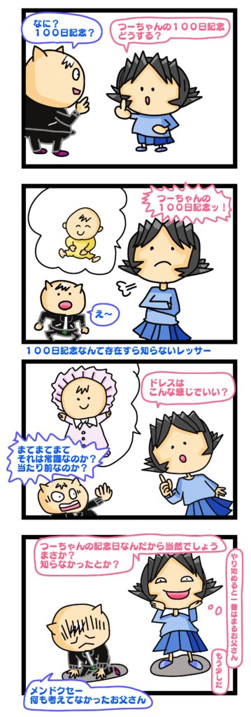 １００日記念,子育て