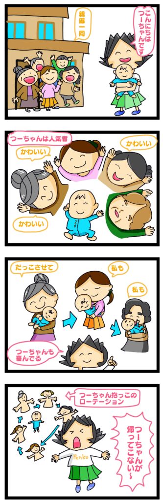 赤ちゃん 親戚 お披露目