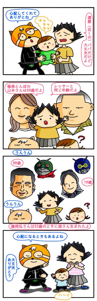 山本圭一 歳の差,年の差